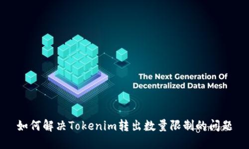如何解决Tokenim转出数量限制的问题